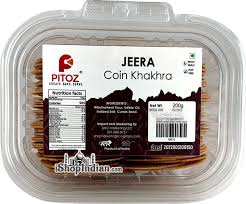 PITOZ JEERA COIN KHAKHRA 200G