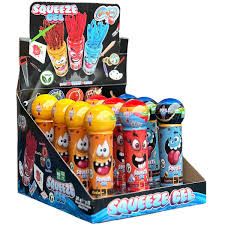 COCCOCANDY SUPER BUBBLE GUM (WITH SQUEEZE CANDY) MIX FLAVORED 30G FLOOR DISPLAY