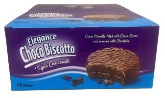ELEGANCE BISCOTTO COCOA BISCUIT TRIPLE CHOCOLATE 26G