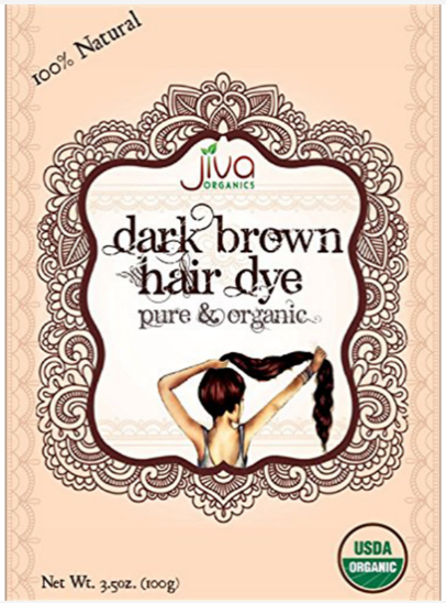 JIVA ORG. DARK BROWN HAIR DYE 100GM