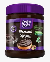 DOLCE DOLCI HAZELNUT SPREAD (WITH COCOA) BITTER (13% HAZELNUT) 40G