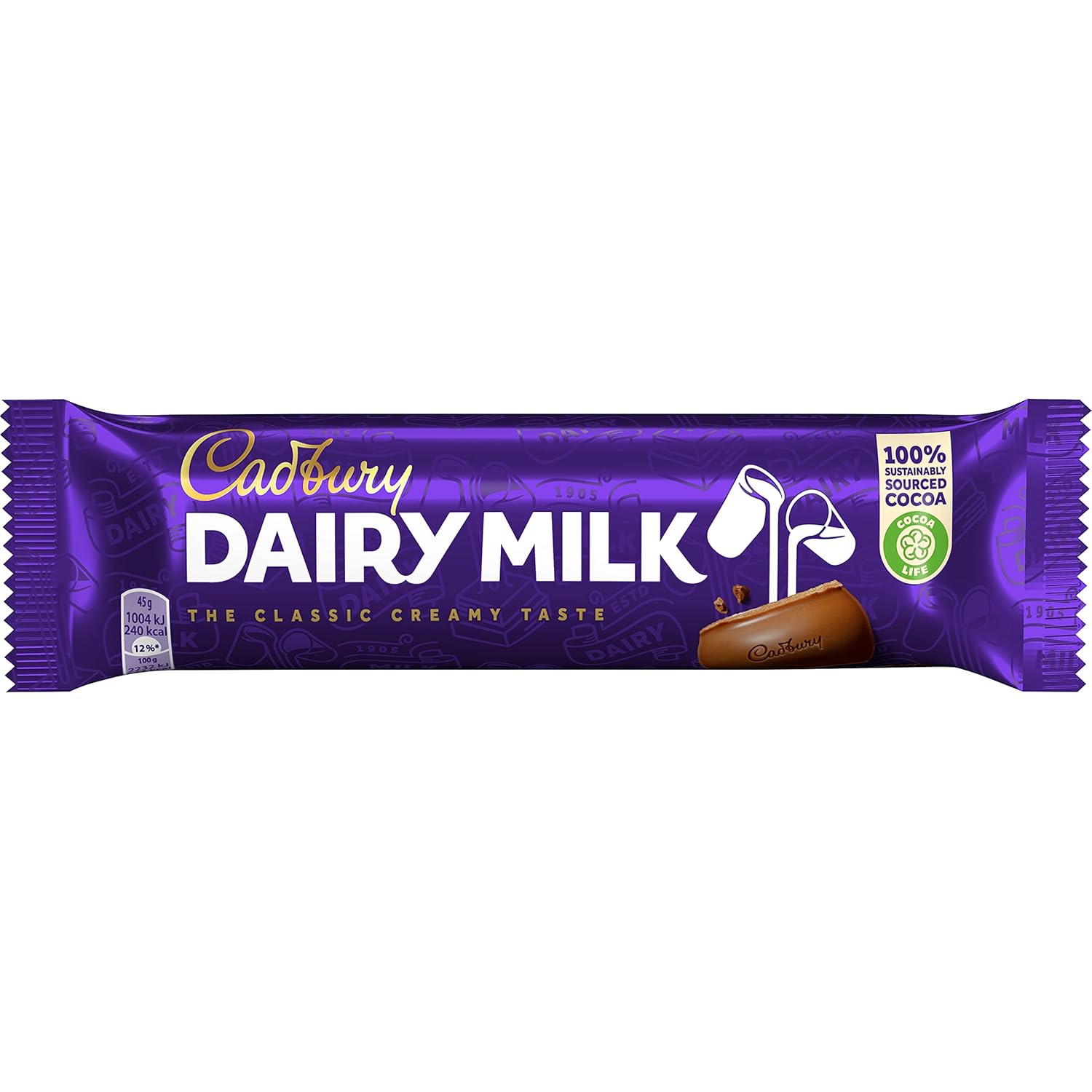 CADBURY DAIRY MILK CHOCOLATE 48X45 GM