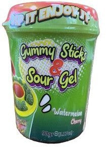 COCCOCANDY GUMMY STICKS & SOUR GEL 90G