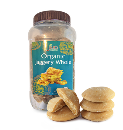 JIVA ORG. JAGGERY WHOLE 1 LB