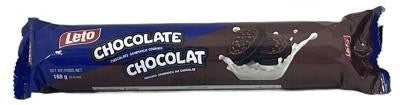 LETO CHOCOLATE SANDWICH COOKIES 160G