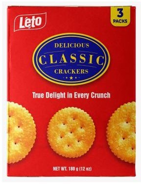 LETO DELICIOUS CLASSIC CRACKERS 180G