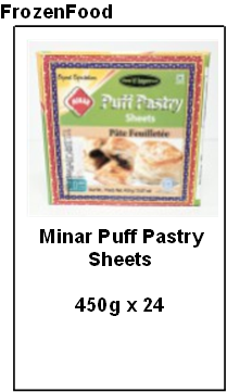 MINAR PUFF PASTRY SHEETS 450G