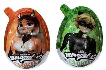 MIRACULOUS CHIKO SURPRISE EGG 20G SHELF