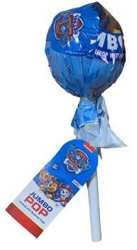 NICKELODEON CHIKO JUMBO POP LOLLIPOP PAW PATROL WITH SURPRISE TOYS