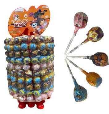 NICKELODEON LOLLIPOP SWEET BOX 16G FLOOR DISPLAY