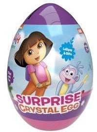 NICKELODEON SURPRISE CRYSTAL EGG 16G SHELF DISPLAY 96 PCS
