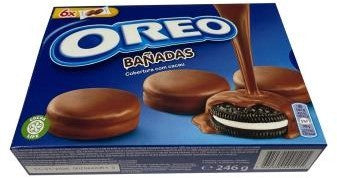 OREO BANADAS MILK CHOCOLATE COVERED 246g