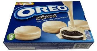 OREO BANADAS WHITE CHOCOLATE COVERED 246G