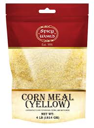 SPICY WORLD CORN MEAL 4LB YELLOW
