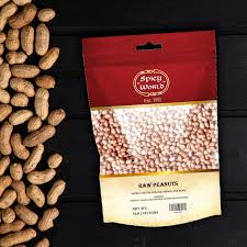 SPICY WORLD PEANUTS RAW 4LB