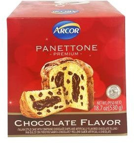 BON O BON (ARCOR) PANETTONE VANILLA CAKE FILLED WITH CHOCOLATE 530G